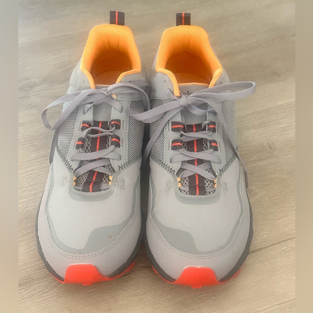 Gray and Orange Columbia Sneakers